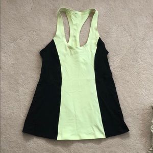 lululemon athletica Tops - Lululemon Lime Green & Black Tank lululemon athletica Tops - Lululemon Lime Green & Black Tank